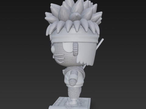Knitted Naruto Figure 3D Print Model Modelo de Impressão 3D