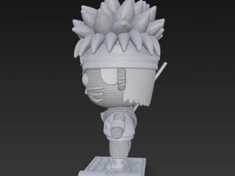 Knitted Naruto Figure 3D Print Model 3D Print Model