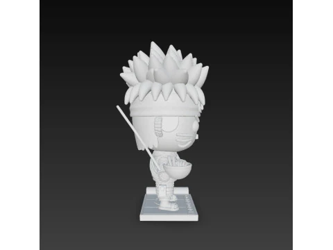 Knitted Naruto Figure 3D Print Model 3D Print Model