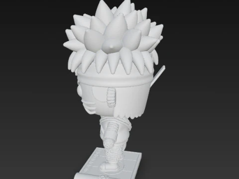 Knitted Naruto Figure 3D Print Model 3D Print Model