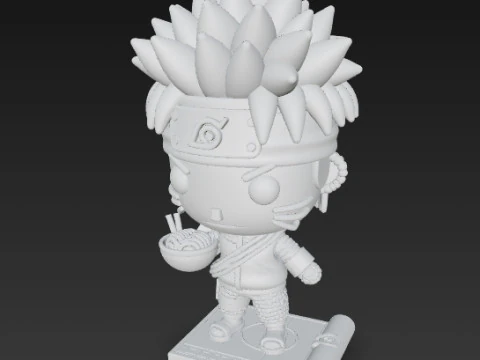 Knitted Naruto Figure 3D Print Model 3D Print Model