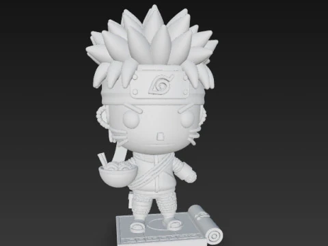 Knitted Naruto Figure 3D Print Model 3D Print Model
