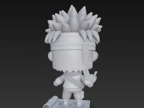 Knitted Naruto Figure 3D Print Model 3D Print Model