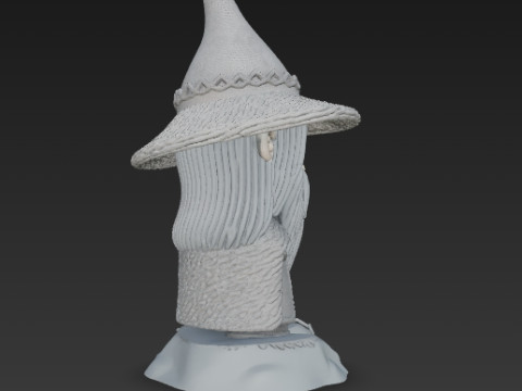 Knitted Gandalf Figure 3D Print Model Modelo de Impressão 3D