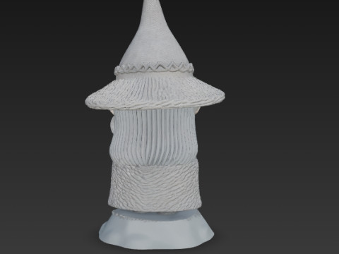 Knitted Gandalf Figure 3D Print Model Modelo de Impressão 3D