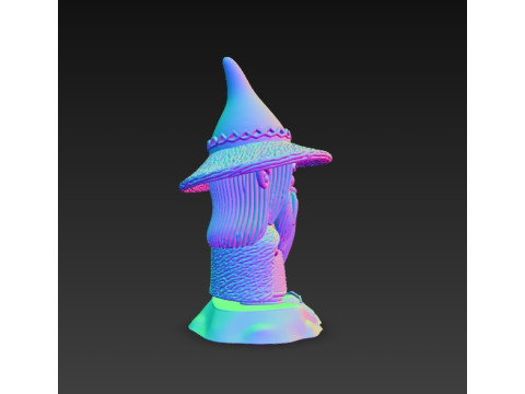Knitted Gandalf Figure 3D Print Model Modelo de Impressão 3D