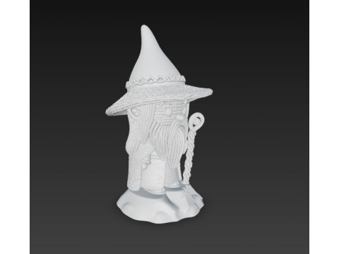 Knitted Gandalf Figure 3D Print Model Modelo de Impressão 3D
