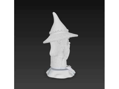Knitted Gandalf Figure 3D Print Model Modelo de Impressão 3D