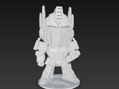 Optimus Prime Knit Style 3D Print Model 3D प्रिंट मॉडल