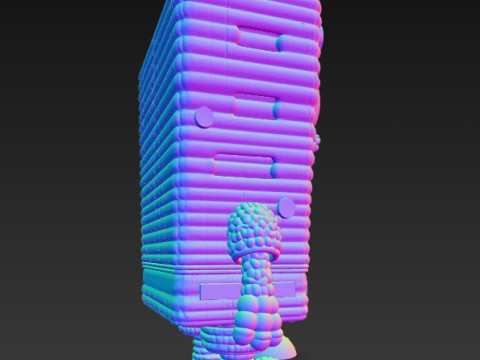 SpongeBob Knit Style 3D Print Model Modelo de impresión 3D