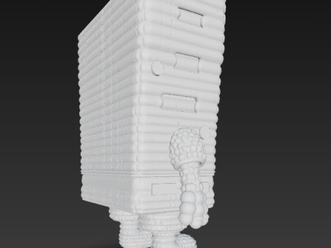 SpongeBob Knit Style 3D Print Model Modelo de impresión 3D