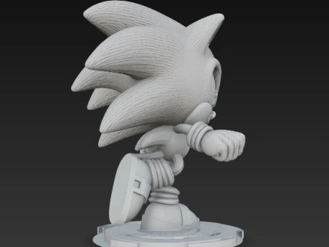 Sonic the Hedgehog Knit Figure 3D Print Model 3D Print Model