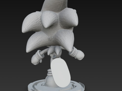 Sonic the Hedgehog Knit Figure 3D Print Model 3D Baskı Modeli