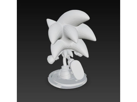 Sonic the Hedgehog Knit Figure 3D Print Model 3D Print Model