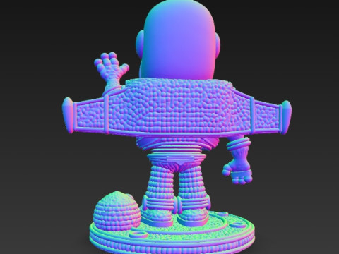 Buzz Lightyear Knit Figure To Infinity and Knitting 3D Принт Модель