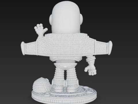 Buzz Lightyear Knit Figure To Infinity and Knitting 3D Принт Модель