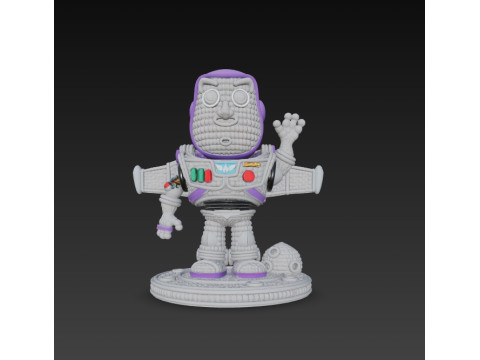 Buzz Lightyear Knit Figure To Infinity and Knitting 3D Принт Модель