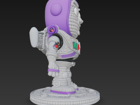 Buzz Lightyear Knit Figure To Infinity and Knitting 3D Принт Модель