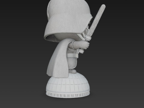 Darth Vader Knit Figure Galactic Dark Lord Reimagined 3D Print Model