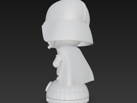 Darth Vader Knit Figure Galactic Dark Lord Reimagined 3D Print Model