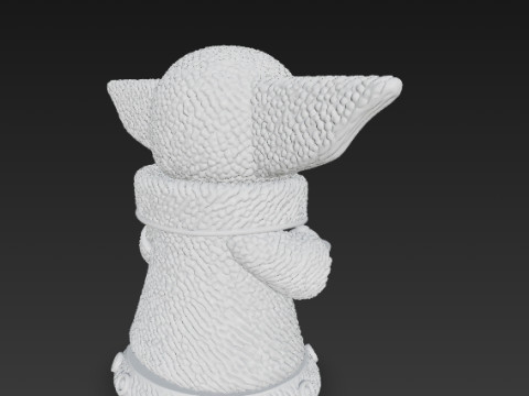 Grogu Knit Figure The Cutest Form of the Force Modelo de impresión 3D