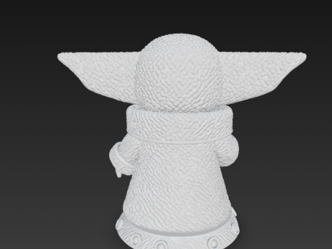 Grogu Knit Figure The Cutest Form of the Force Modelo de impresión 3D