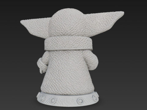 Grogu Knit Figure The Cutest Form of the Force Modelo de impresión 3D