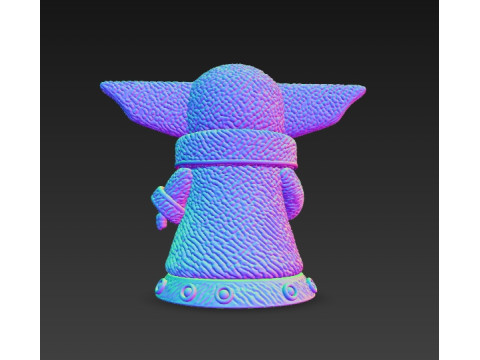 Grogu Knit Figure The Cutest Form of the Force Modelo de impresión 3D
