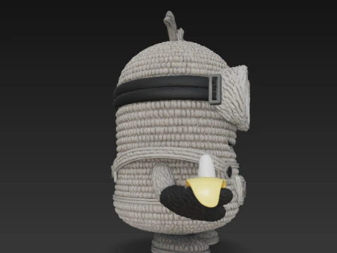 Minion Bob Knit Figure Banana Hero 3D Print Model