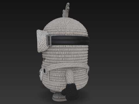 Minion Bob Knit Figure Banana Hero 3D 프린트 모델