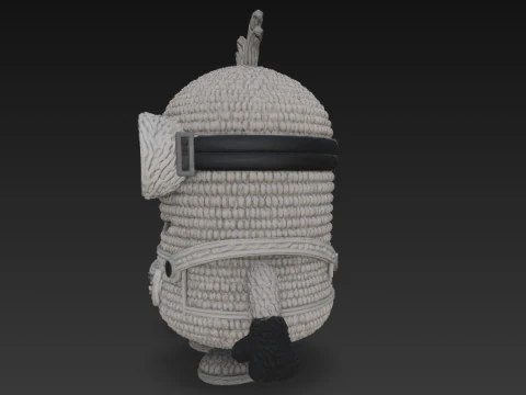 Minion Bob Knit Figure Banana Hero 3D Print Model