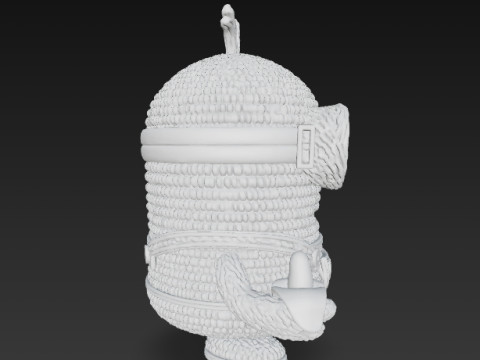 Minion Bob Knit Figure Banana Hero 3D 프린트 모델