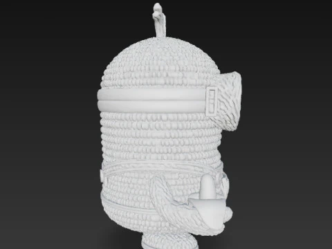 Minion Bob Knit Figure Banana Hero 3D Print Model