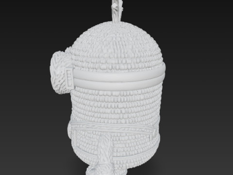 Minion Bob Knit Figure Banana Hero 3D 프린트 모델