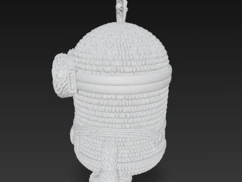 Minion Bob Knit Figure Banana Hero 3D Print Model