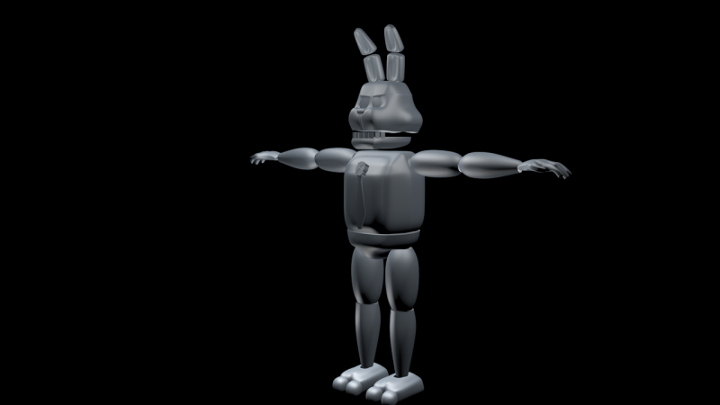 Animatronic Costume 3D Model .c4d .max .obj .3ds .fbx .stl .blend 
