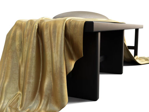 The Roman Bench 3D Model