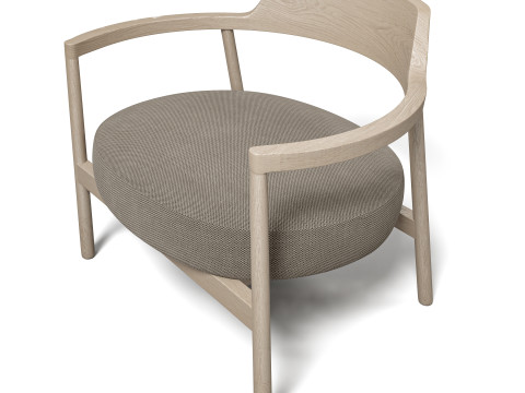 BT Alek Lounge Armchair 3D-Modell