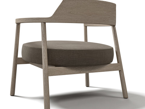 BT Alek Lounge Armchair 3D-Modell