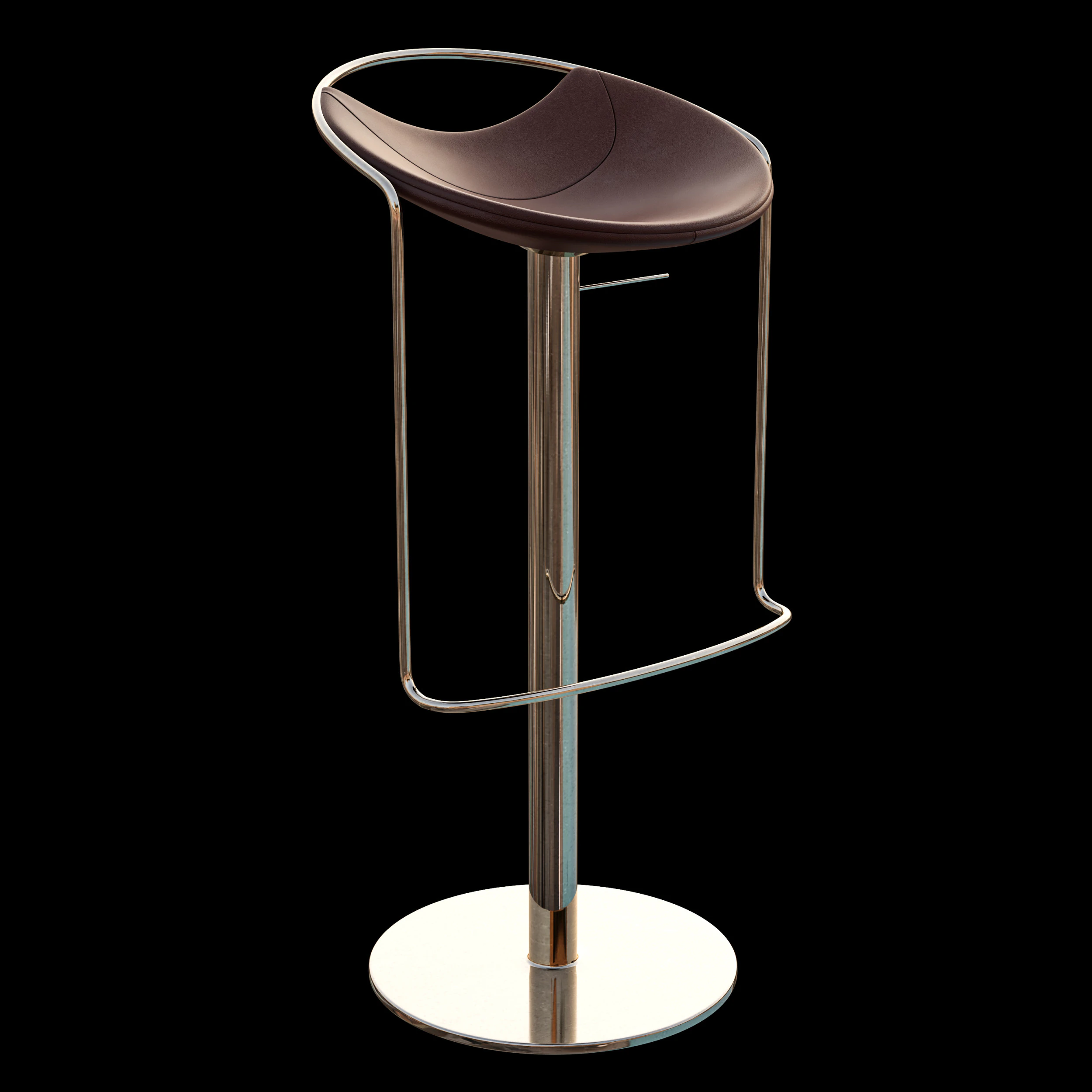 Serena Casa Bar Stool 3D Model .c4d .max .obj .3ds .fbx .stl .blend 