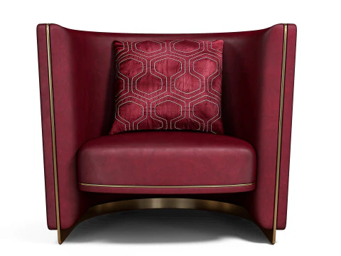 Elie Saab Essential Armchair 3D Model