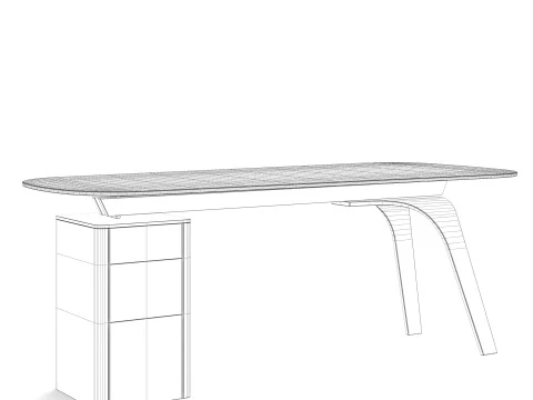 Roche Bobois AGAPE Desk 3D Model