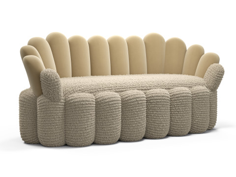 Biophilic sofa Daleva Design 3D Model