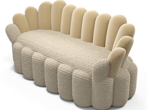 Biophilic sofa Daleva Design Modelo 3D