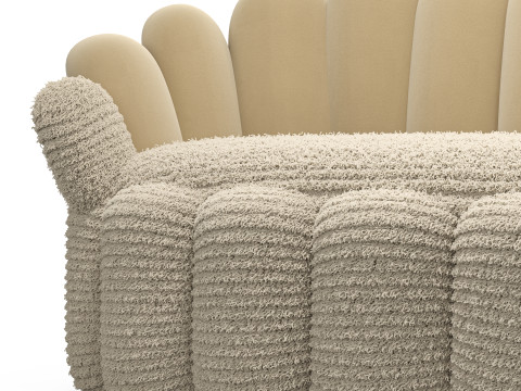 Biophilic sofa Daleva Design Modelo 3D