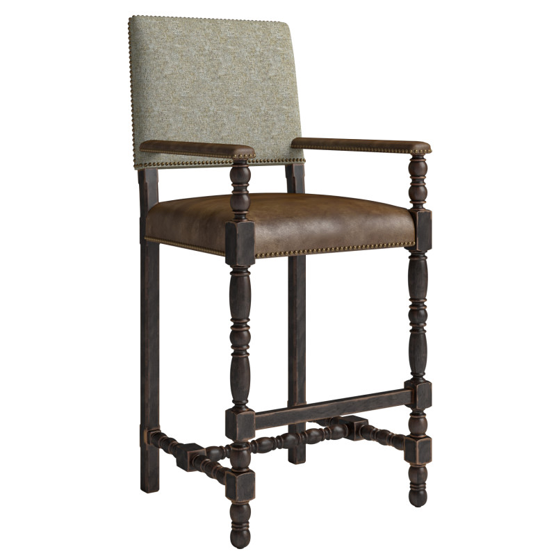 Casella Bar Stool Model 3D .c4d .max .obj .3ds .fbx .stl .blend 