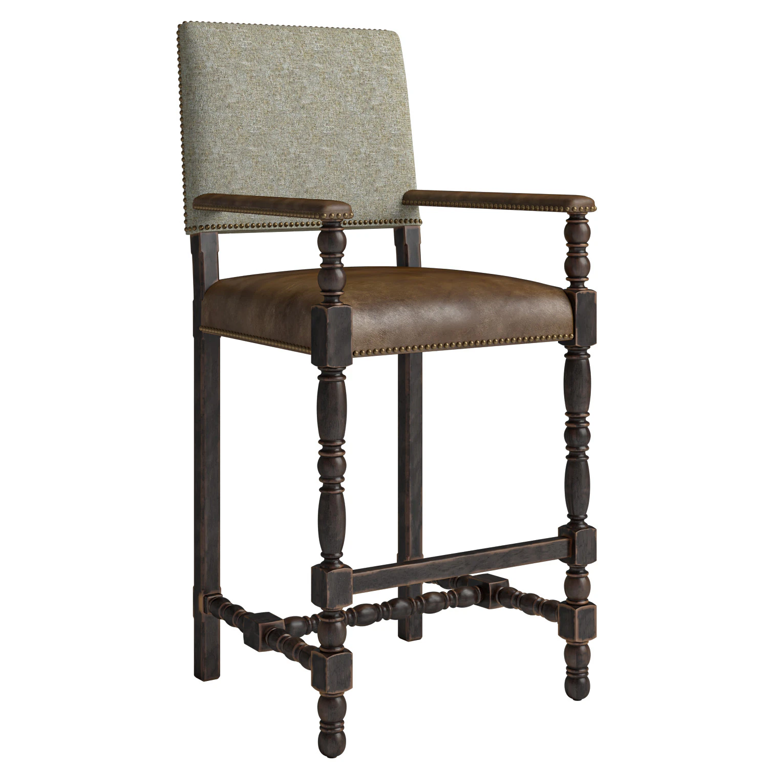 Casella Bar Stool 3D Model .c4d .max .obj .3ds .fbx .stl .blend 