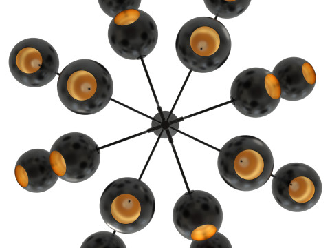 Chaumont Linear Chandelier 3D Model