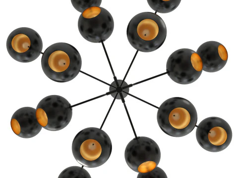 Chaumont Linear Chandelier 3D Model