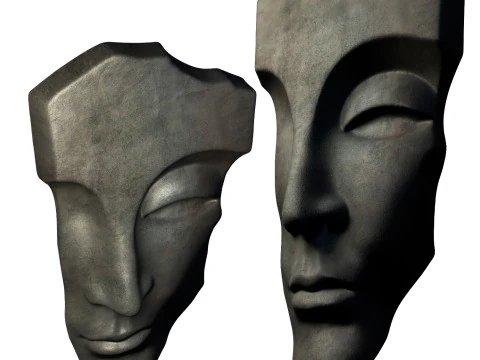 Escultura facial Modelo 3D